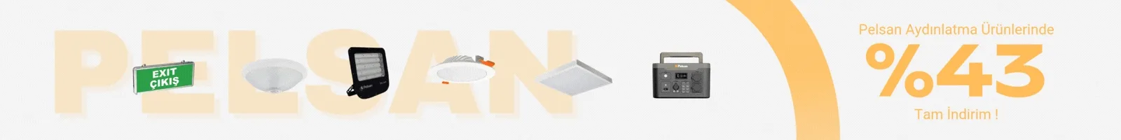 Pelsan Aydınlatma Kategori Banner