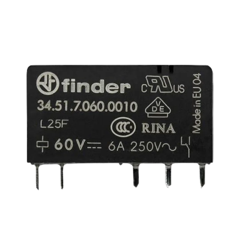 Finder 34.51.7.060.0010 60VAC/DC 1 Kontak Slim Röle