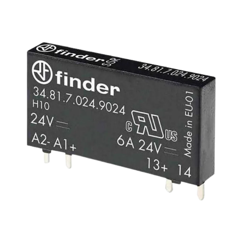 Finder 34.81.7.024.9024 24VDC 1NO Slim SSR Röle