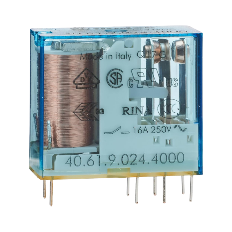Finder 40.61.9.024.4000 24VDC 1 Kontak 16A PCB Röle