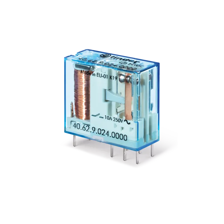 Finder 40.62.9.024.0000 24VDC 2 Kontak 10A PCB Röle