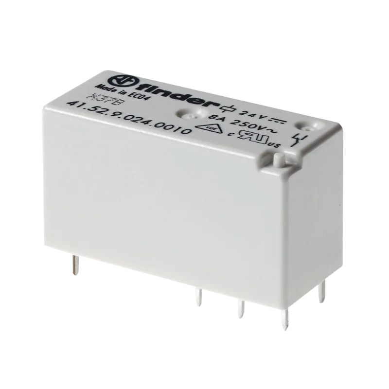 Finder 41.52.9.024.0010 24VDC 2 Kontak 8A PCB arayüz rölesi