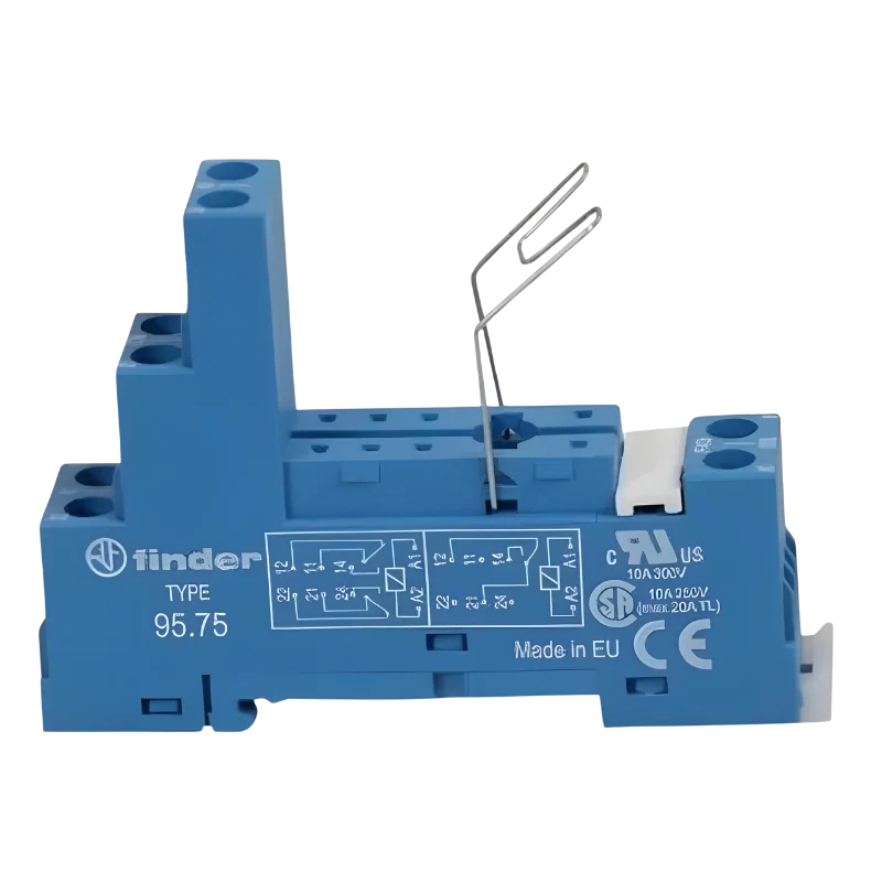 Finder 95.75SMA 40 Serisi Röle Soketi vidalı bağlantılı röle soketi