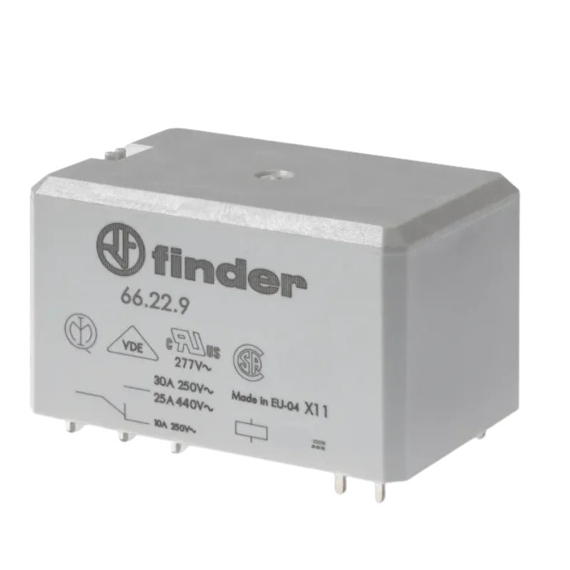 Finder 66.22.9.024.4300 24V DC 2NO 30A Röle