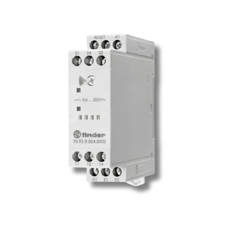Finder 70.92.0.024.0002 24V AC/DC 2CO 8A Röle
