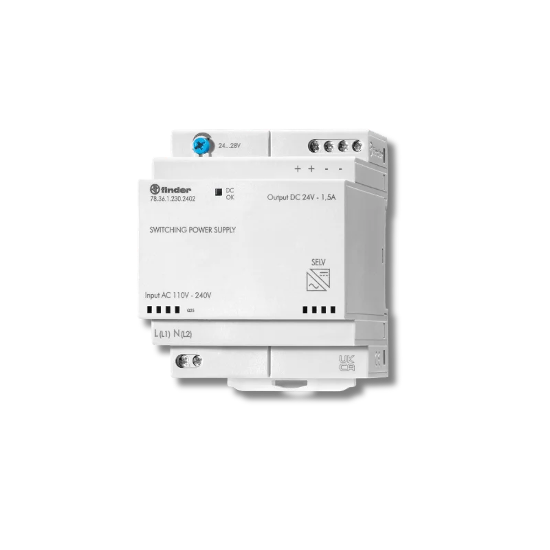 Finder 78.36.1.230.2402 24V DC 1NO 1.5A Güç Kaynağı