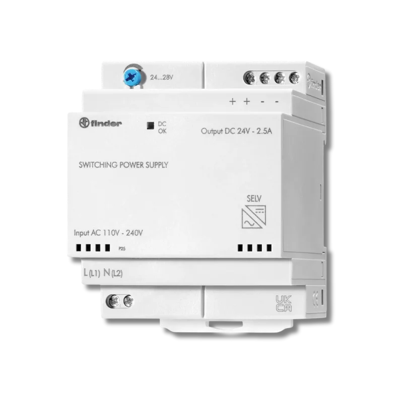 Finder 78.60.1.230.2402 24V DC 2.5A 60W Güç Kaynağı
